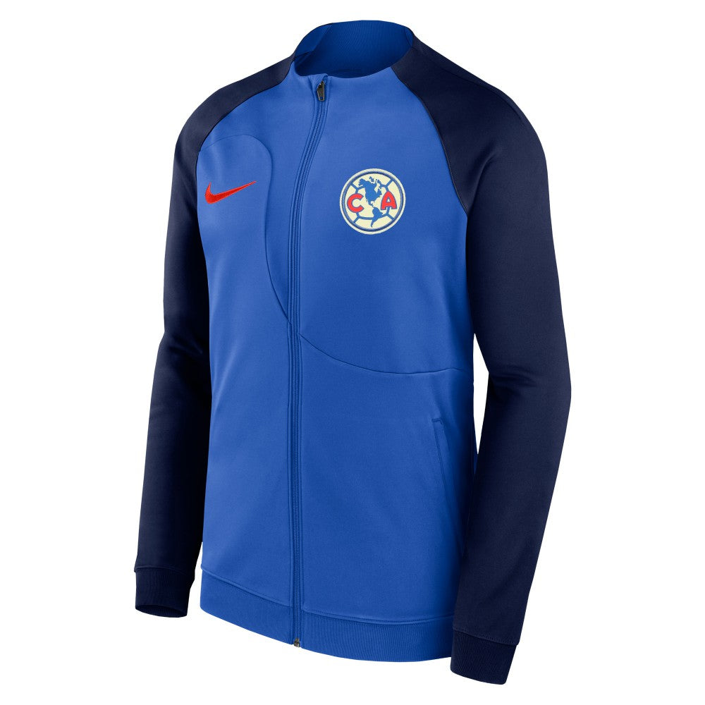 Club America Male Youth 2023/24 Academy Pro Anthem Fitted Raglan Performance Full-Zip Jacket / Soccer On sale