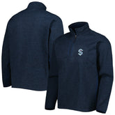 Seattle Kraken Antigua Course Quarter-Zip Jacket
