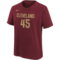 Donovan Mitchell Cleveland Cavaliers Youth Icon Edition Name & Number T-Shirt sale - Wine | Nike on sale