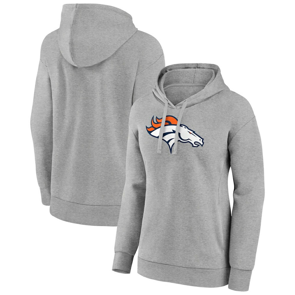 NFL Denver Broncos Women's Primary Logo Pullover Hoodie