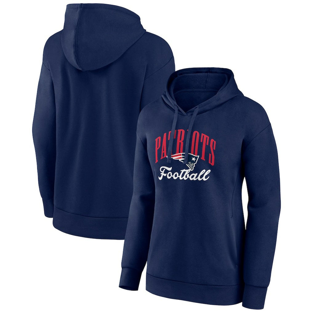 NFL New England Patriots Women's Victory Script Pullover Hoodie