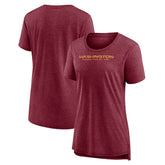 NFL Washington Commanders Women's Throwback Team Logo Tri-Blend T-Shirt
