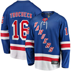 Vincent Trocheck New York Rangers Fanatics Home Breakaway Player Jersey