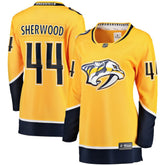 Kiefer Sherwood Nashville Predators Fanatics Women's Home Breakaway Player Jersey
