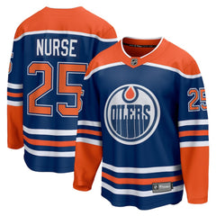 Darnell Nurse Edmonton Oilers Fanatics Home Breakaway Player Jersey