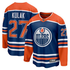 Brett Kulak Edmonton Oilers Fanatics Home Breakaway Player Jersey
