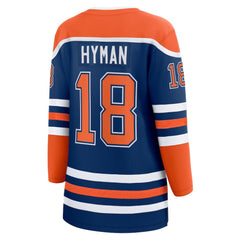 Zach Hyman Edmonton Oilers Fanatics Women's Home Breakaway Player Jersey