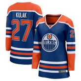 Brett Kulak Edmonton Oilers Fanatics Women's Home Breakaway Player Jersey
