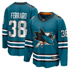 Mario Ferraro San Jose Sharks Fanatics Home Breakaway Player Jersey