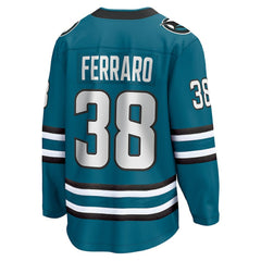 Mario Ferraro San Jose Sharks Fanatics Home Breakaway Player Jersey