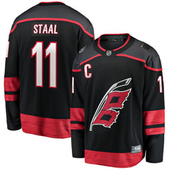 Jordan Staal Carolina Hurricanes Fanatics Home Captain Patch Breakaway Player Jersey