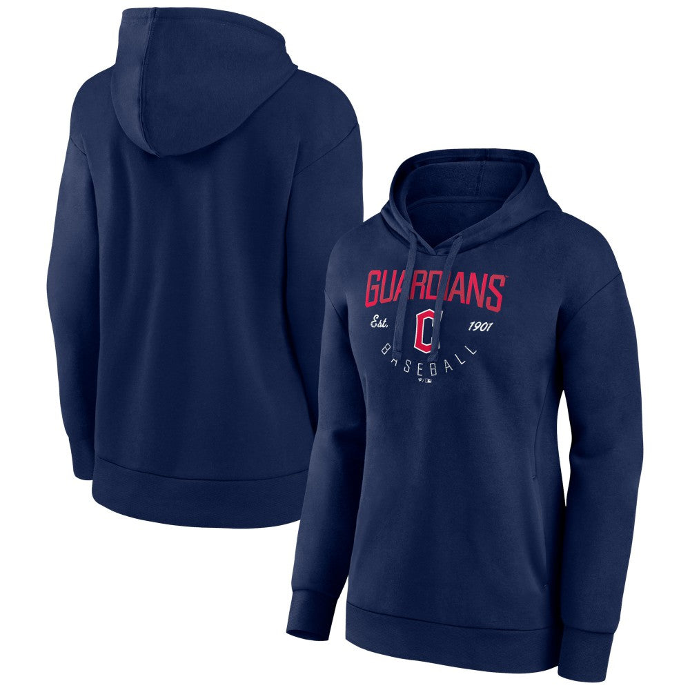 Cleveland Guardians Women's Live For It Pullover Hoodie - Navy
