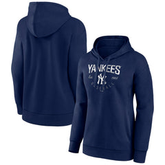 New York Yankees Women's Team Live For It Pullover Hoodie - Navy