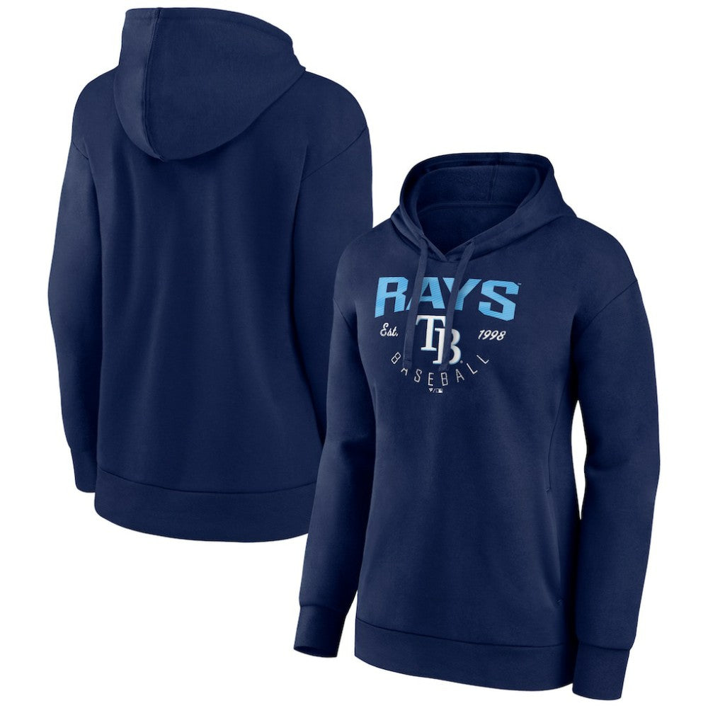 Tampa Bay Rays Women's Team Live For It Pullover Hoodie - Navy