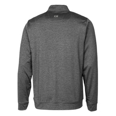 NFL Pittsburgh Steelers Cutter & Buck Stealth Heathered Big & Tall Throwback Logo Quarter-Zip Pullover Top