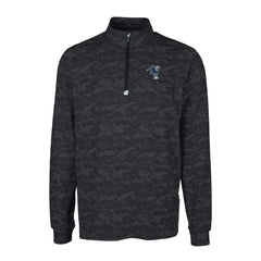 NFL Indianapolis Colts Cutter & Buck Throwback Logo Big & Tall Traverse Camo Print Stretch Quarter-Zip Pullover Top