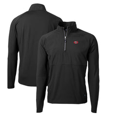 NFL San Francisco 49ers Cutter & Buck Adapt Eco Knit Hybrid Recycled Quarter-Zip Throwback Pullover Top