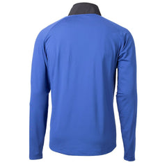 NFL Indianapolis Colts Cutter & Buck Adapt Eco Knit Hybrid Recycled Quarter-Zip Throwback Pullover Top