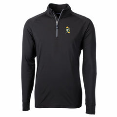 NFL Green Bay Packers Cutter & Buck Adapt Eco Knit Stretch Recycled Quarter-Zip Throwback Pullover Top
