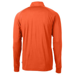 NFL Chicago Bears Cutter & Buck Adapt Eco Knit Stretch Recycled Quarter-Zip Throwback Pullover Top