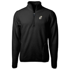 NFL New Orleans Saints Cutter & Buck Throwback Eco Sherpa Fleece Quarter-Zip Pullover Jacket