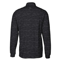 NFL Cincinnati Bengals Cutter & Buck Throwback Logo Traverse Camo Print Stretch Quarter-Zip Pullover Top
