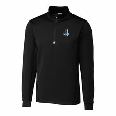 NFL Detroit Lions Cutter & Buck Throwback Logo Traverse Stretch Quarter-Zip Pullover Top