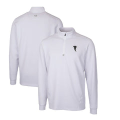 NFL Atlanta Falcons Cutter & Buck Throwback Logo Traverse Stretch Quarter-Zip Pullover Top