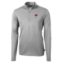 NFL Buffalo Bills Cutter & Buck Throwback Logo Virtue Eco Pique Recycled Quarter-Zip Pullover Top