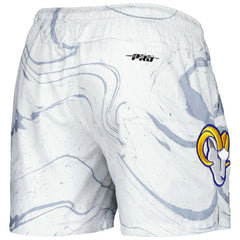 NFL Los Angeles Rams Pro Standard Allover Marble Print Shorts