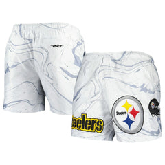 NFL Pittsburgh Steelers Pro Standard Allover Marble Print Shorts
