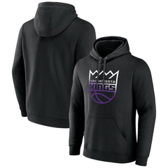 Sacramento Kings Gradient Logo Pullover Hoodie - Black sale