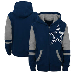 NFL Dallas Cowboys Youth Colorblock Full-Zip Hoodie