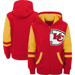 NFL Kansas City Chiefs Preschool Stadium Color Block Full-Zip Hoodie