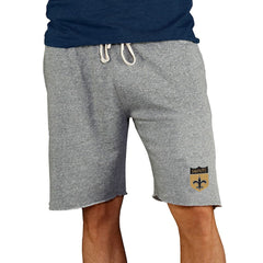 NFL New Orleans Saints Concepts Sport Throwback Logo Mainstream Terry Shorts