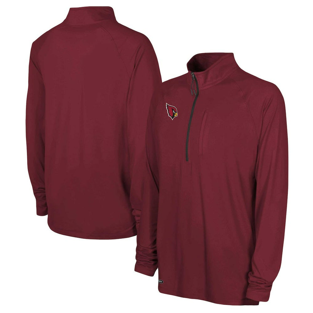 NFL Arizona Cardinals Combine Authentic Raglan Quarter-Zip Top