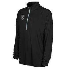 NFL Las Vegas Raiders Combine Authentic Raglan Quarter-Zip Top