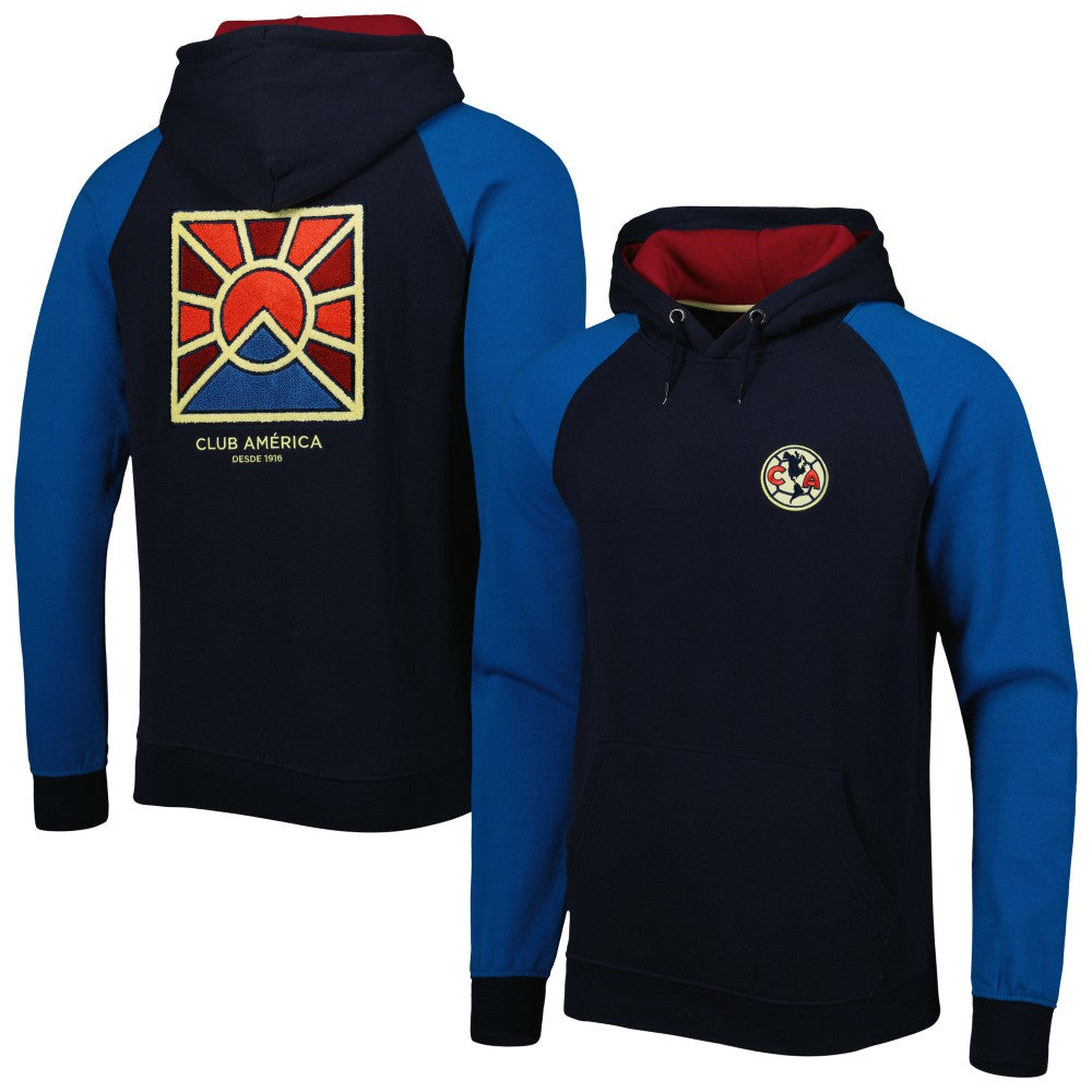 Club America Pride Raglan Pullover Hoodie / Soccer Hot sale