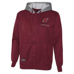 NFL Arizona Cardinals Combine Authentic Field Play Full-Zip Hoodie Sweatshirt