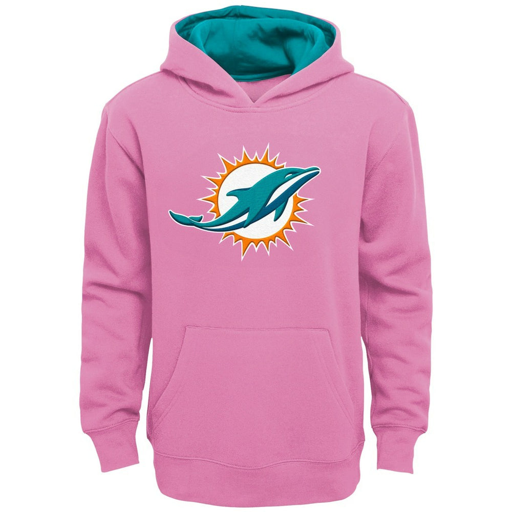 NFL Miami Dolphins Girls Youth Prime Pullover Hoodie