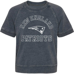 NFL New England Patriots Girls Juniors Cheer Squad Raglan T-Shirt