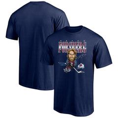 Peter Forsberg Colorado Avalanche Player Caricature T-Shirt