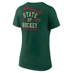 Minnesota Wild Women's Territorial V-Neck T-Shirt