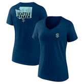 Seattle Kraken Women's Territorial V-Neck T-Shirt