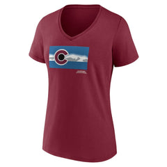 Colorado Avalanche Women's Shout Out V-Neck T-Shirt