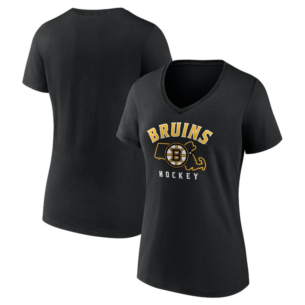 Boston Bruins Women's Proclamation V-Neck T-Shirt