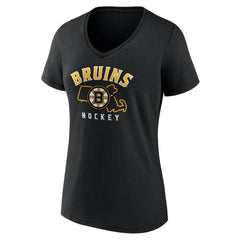 Boston Bruins Women's Proclamation V-Neck T-Shirt