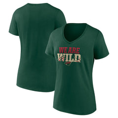 Minnesota Wild Women's Proclamation V-Neck T-Shirt