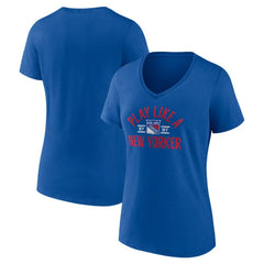 New York Rangers Women's Proclamation V-Neck T-Shirt