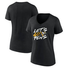 Pittsburgh Penguins Women's Proclamation V-Neck T-Shirt